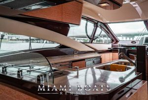 Kitchen of 60 Azimut Yacht Miami Flybridge