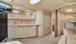 The Galley of the 45' Sea Ray Yacht.