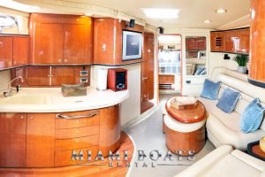 The Galley of the 50' Sea Ray yacht.