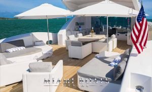 Yacht Rental in Miami - 120' Tecnomar Luxury Yacht with incredible amenities available for charter in Miami, Florida