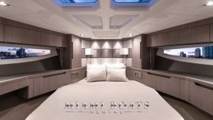 The second stateroom of 53' Galeon Yacht SKY - Sand Happens