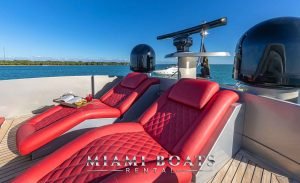 90ft luxury motor yacht available for charter in Miami