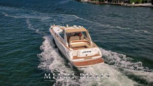 Boat & Yacht rental in Miami. Party on a boat Sea Ray 45ft Yacht Harmony. Yacht rental in Miami, Miami Beach, FL. Boat is drifting fast in Miami Bay on the way to Miami Beach.