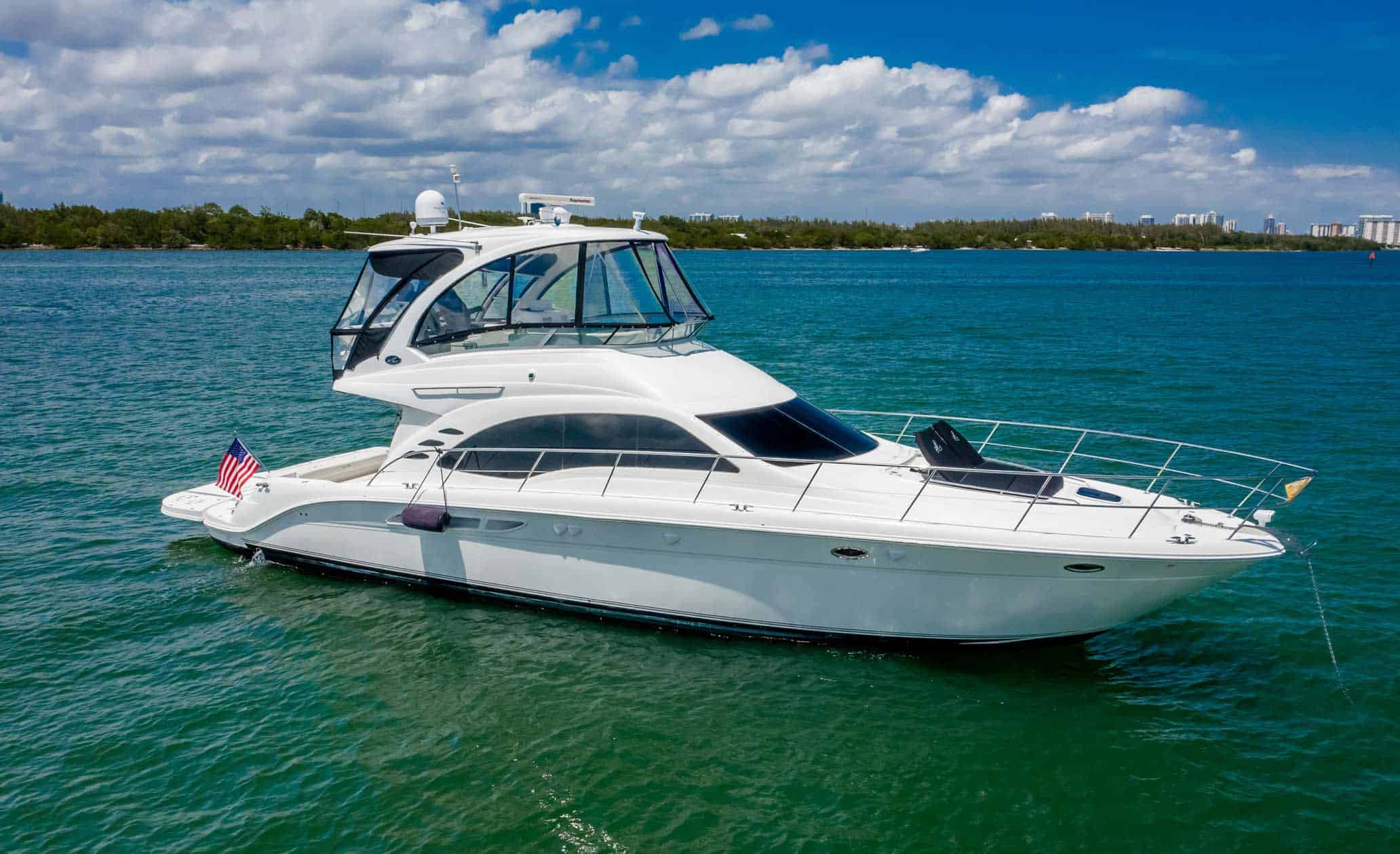 56' Sea Ray Fly • Miami Boats Rental