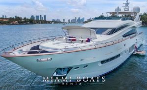 Yacht Miami Rental - 95 Dominator Yacht