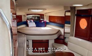 yacht rental and charter experience in Miami with our 40' Sea Ray Sundancer