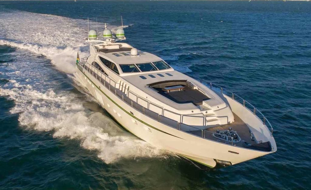 115' Leopard Yacht in Miami - Luxury Yacht Charter on Mega Yacht