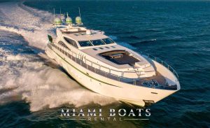 VIP Experience with Miami Boats Rental - on luxury yacht 115' Encore in Miami